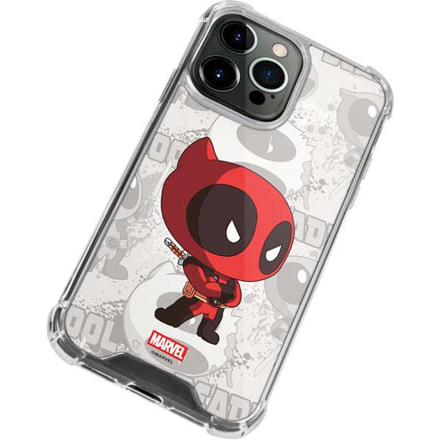 Marvel Deadpool Babypool iPhone 14 Pro Clear Case